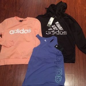 Adidas tops - three
